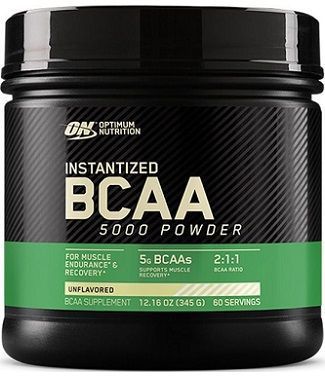Optimum Nutrition, БЦАА Instantized BCAA 5000 Powder, 345 грам, Без смаку, 345 грам