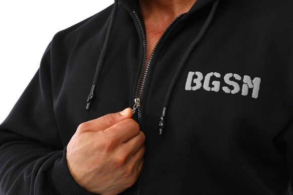 Big Sam, Кофта з капюшоном на замку Mens Hooded Winter Jacket (BGSM3639), Чорна ( XL )