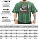 Big Sam, Размахайка Men's Thick Fabric Wide Cut Rag Top T-shirt (3210), Зеленый ( S )