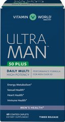 Vitamin World, Витамины для мужчин Ultra Man™ 50 Plus Daily Multivitamins, 60 таблеток