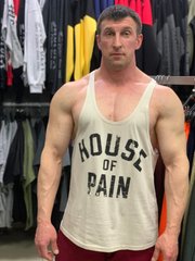 House of Pain, Майка Stringer Tank Top(MD7488-1 Self Made-Iron Willed) Меланж ( L )