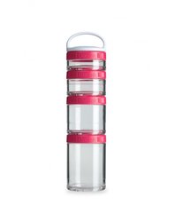 Blender Bottle, Контейнер GoStak Starter 4 Pack, Pink