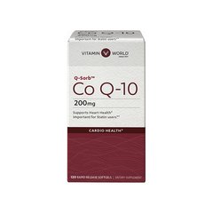 Vitamin World, Коэнзим Co Q-10 200 mg, 120 капсул