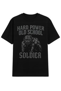 Hard Power Футболка Old School Soldier Oversized &mdash; Чорний ( XL )