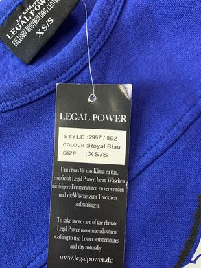LegalPower, Размахайка Rag Top (2997\892 Royal Blau) Сине\Черная ( XS\S )
