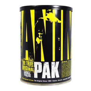 Universal Nutrition, Вітаміни Animal Pak 30 пакетів, 30 пакетів