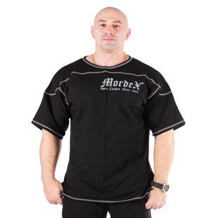 Mordex, Размахайка с кокеткой и наружным оверлоком (MD7481-4) Черная ( XXL )