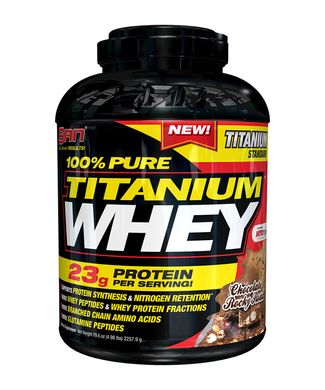 SAN Nutrition, Протеїн Pure Titanium Whey, 2270 грам, Шоколадний крекер