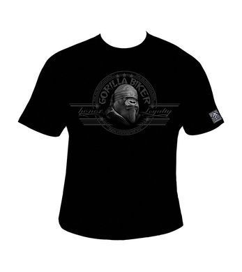 Silberrucken, Футболка GB45 Gorilla Biker Road Stop Чорна L