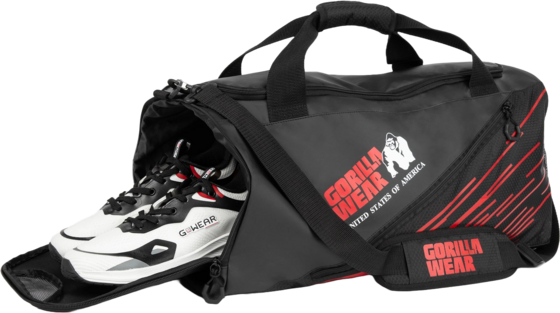 Gorilla Wear, Сумка спортивна Ohio Gym Bag Black/Red