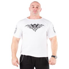 Big Sam, Футболка Стрейч (T-Shirt Stretch Shirt Bodybuilding 2572) Белая ( XL )