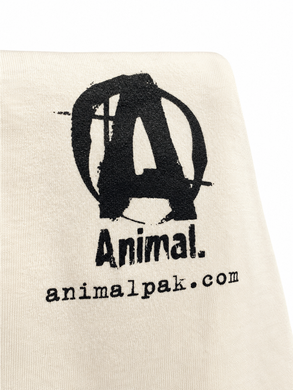 Футболка мужская для бодибилдинга Universal Nutrition Animal Iron Iconic, молочная, L