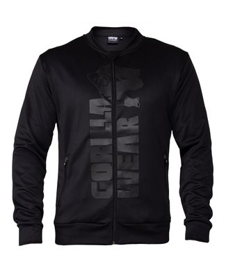 Gorilla Wear, Кофта на замку спортивна Ballinger Track Jacket Black/Black (XL)