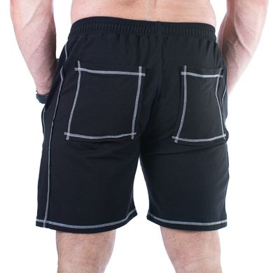 Mordex, Шорты спортивные с накладными карманами ( Bodybuilding Wear ) Черные ( M )