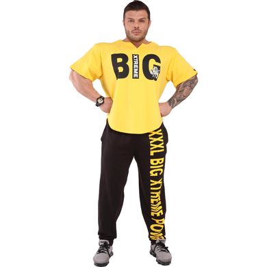 Big Sam, Размахайка-Футболка Body Training T-Shirt Rag Top 3217 Желтая ( S )