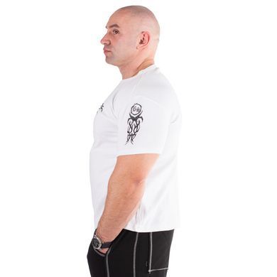 Big Sam, Футболка-Стрейч (T-Shirt Stretch Shirt Bodybuilding 2572) Біла ( XL )