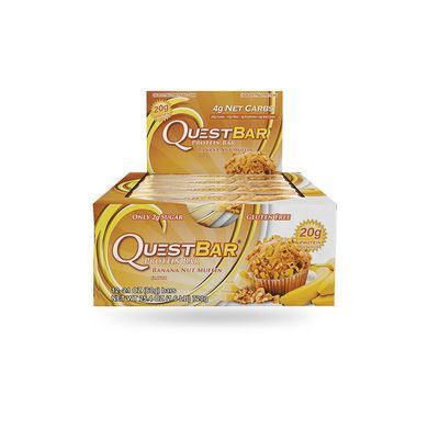 Quest Nutrition, Спортивный батончик Quest Bar, Banana Muffin