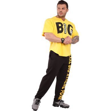 Big Sam, Размахайка-Футболка Body Training T-Shirt Rag Top 3217 Жовта ( S )