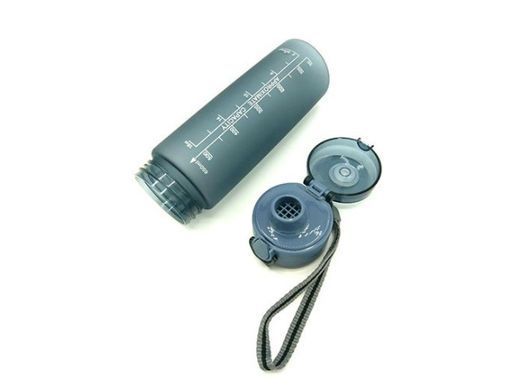Casno, Бутылка для воды KXN-1157 Tritan Gray 650 мл, Серый, 650 мл
