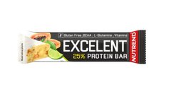 Nutrend, Спортивный батончик Excelent Protein Bar Lime Papaya, 85 грамм