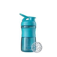 Blender Bottle, Спортивный шейкер-бутылка SportMixer Teal, 590 мл
