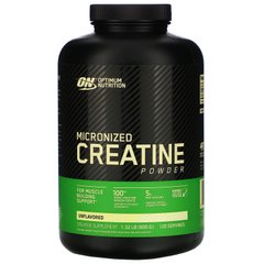 Optimum Nutrition, Креатін Creatine Powder Micronized, 600 грам, Без смаку, 600 грам