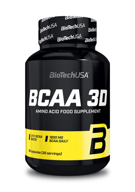 Biotech USA, Бцаа BCAA 3D, 90 капсул, 90 капсул