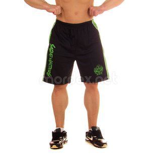 NPC, Шорти спортивні Micro / Polyester Short, Чорний / Зелений М