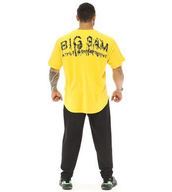 Big Sam, Футболка-Размахайка (Men's Oversize T-shirt 3340-Yellow) Жовтий ( L )