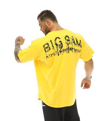Big Sam, Футболка-Размахайка (Men's Oversize T-shirt 3340-Yellow) Жовтий ( L )