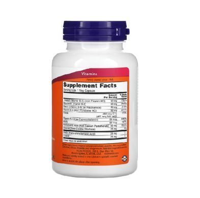 NOW Foods, Витамины Vitamin B-50, ( 100 растительных капсул)