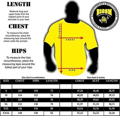 Big Sam, Футболка-Размахайка (Men's Oversize T-shirt 3340-Yellow) Жовтий ( L )