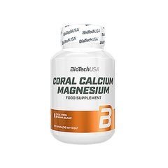 Biotech USA, Мінерали Coral Calcium + Magnesium, 100 таблеток