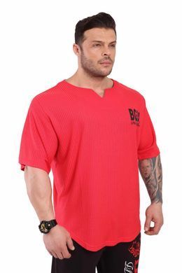 Big Sam, Футболка-Размахайка Mens Bodybuilding Training T-Shirt Red 3279 Червона L