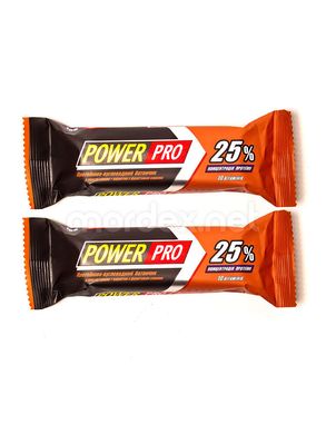 Power Pro, Протеиновый батончик 25% с мюсли и какао 10 витаминов