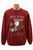 H0P Реглан Sleeve Hoodie Jacked, бордовый (L)