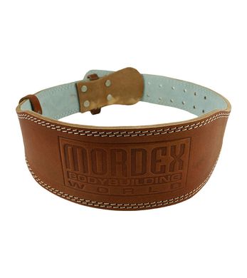 Mordex, Пояс атлетический Professional Weight Lifting Belt, коричневый