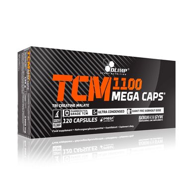 Olimp Labs, Креатин TCM Mega Caps 1100, 120 капсул