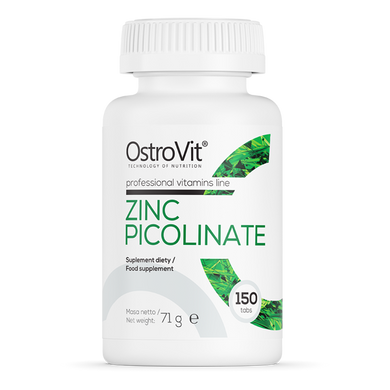 OstroVit, Мікроелемент Zinc Picolinate, 150 таблеток, 150 таблеток