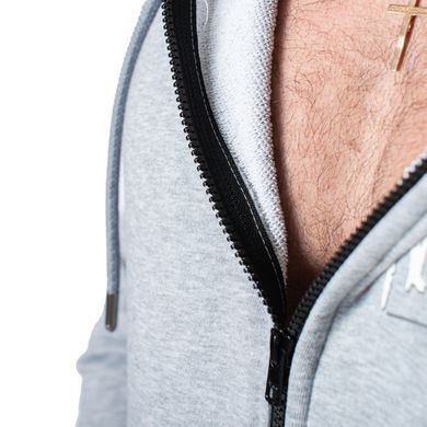 No Limits, Кофта с капюшоном (Hoodie Muscle MD7483-1) Серая ( XL )