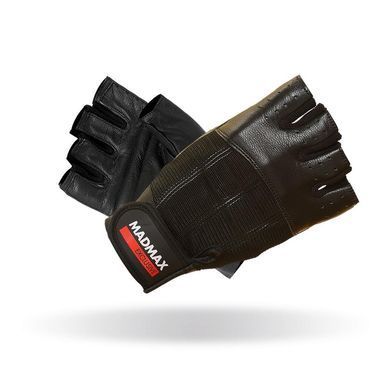 Перчатки спортивные MadMax Classic MFG 248, черные, L