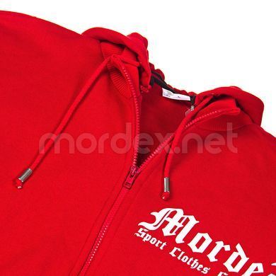 Mordex, Толстовка теплая (флис) Mordex MD3687, красная