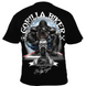 Silberr&uuml;cken T-Shirt Gorilla Biker GB86 Pocket Bike &mdash; Black (L)