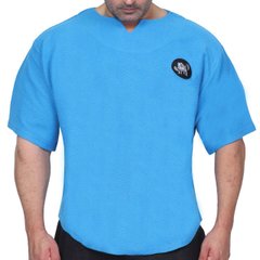 Big Sam, Размахайка Micro Meshed Bodybuilding Training T-Shirt 3201G, Синий, M, Мужской
