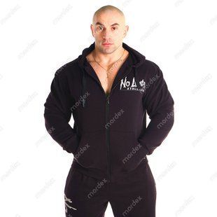 No Limits, Толстовка Mesh Zipped Hoodie (MD6266-1), чорна ( M )