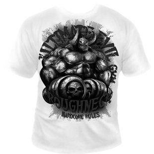 Silberrucken, Футболка MR35 Roughneck Monster Shrugs белая