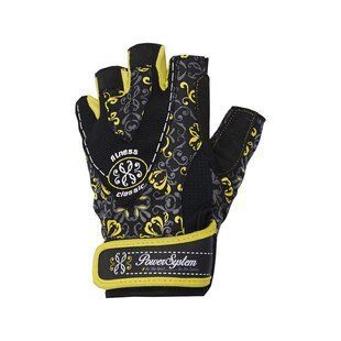 Power System, Рукавички Classy PS 2910 Black-Yellow, Сіро-жовтий, XS