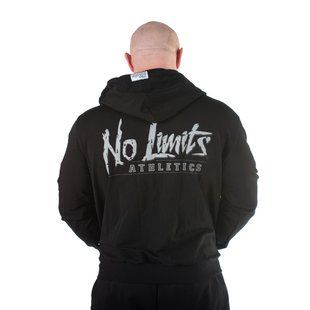No Limits, Кофта з капюшоном (Hoodie Muscle MD7484-1) Чорна ( M )