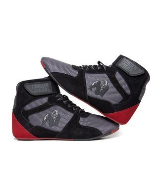 Gorilla Wear, Кросівки Chicago High Tops - Gray / Black / Red "Limited"