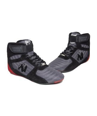 Gorilla Wear, Кросівки Chicago High Tops - Gray / Black / Red "Limited"
